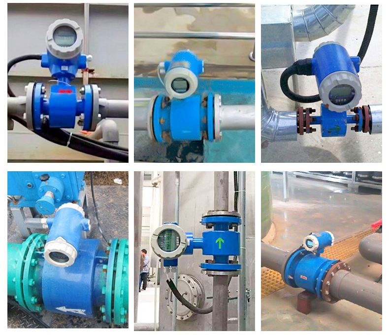 遠(yuǎn)傳式電磁流量計(jì)現(xiàn)場(chǎng)安裝使用圖