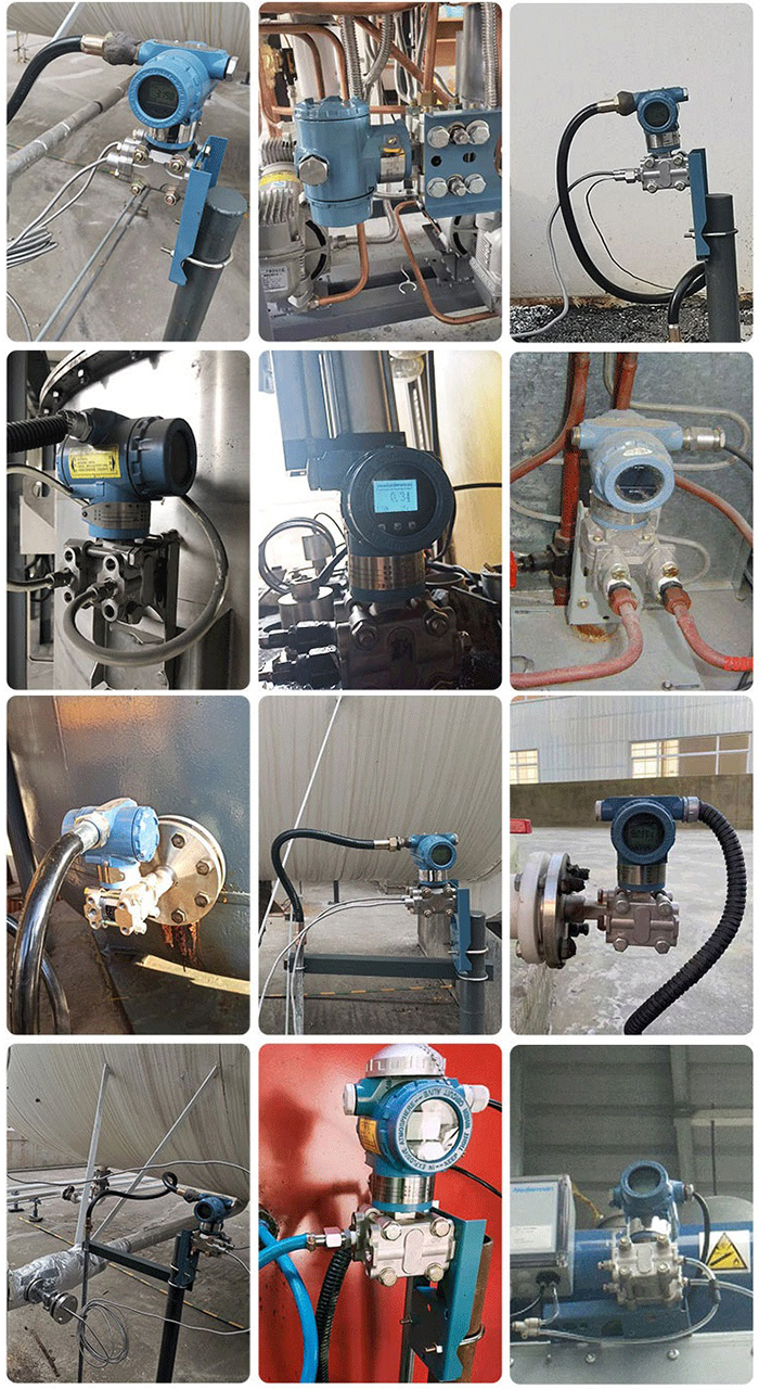 單法蘭液位變送器現(xiàn)場(chǎng)安裝使用圖